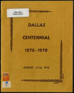 Dallas Centennial, 1870-1970 : August 15-16, 1970