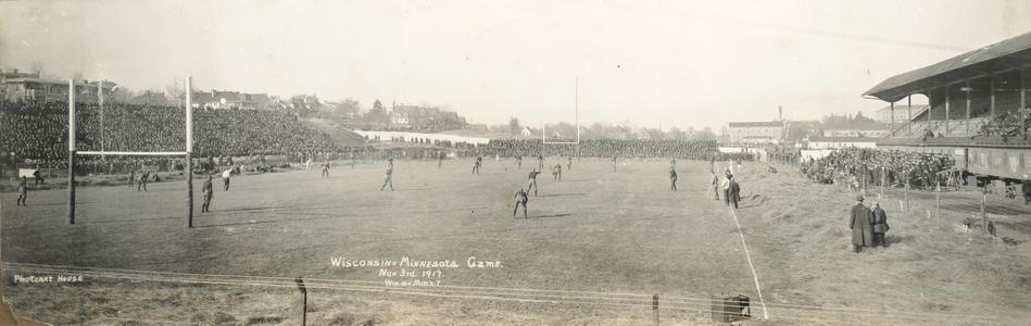 Wisconsin vs. Minnesota 1917 game