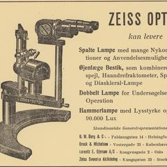 Zeiss Opton advertisement