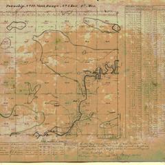 [Public Land Survey System map: Wisconsin Township 12 North, Range 07 East]