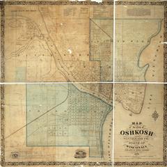 Map of the city of Oshkosh