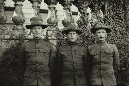 Three WWI Cadets