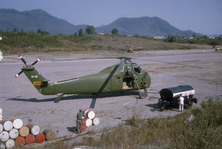 Loading helicopter