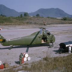 Loading helicopter