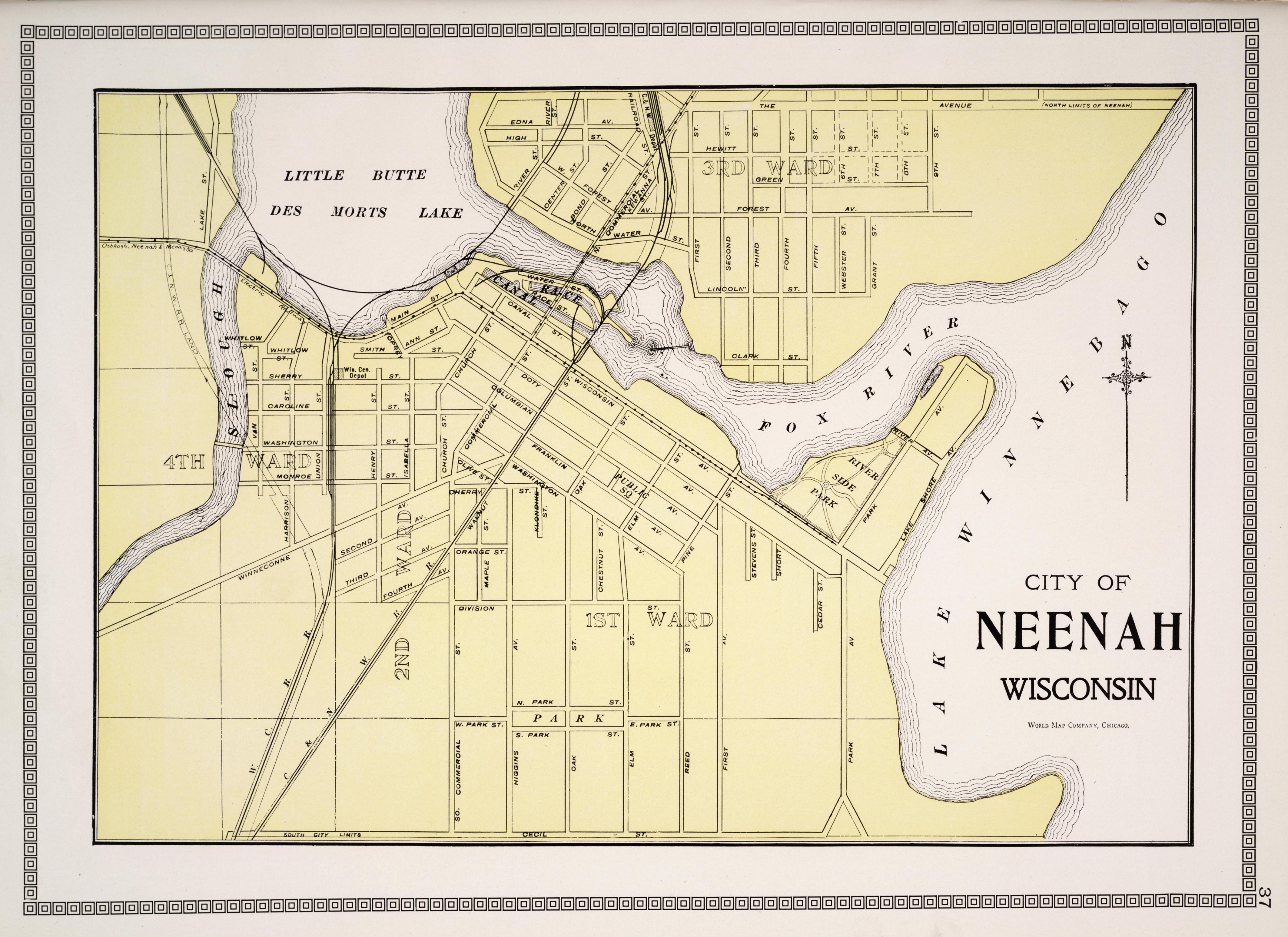 Map And Plat Book Of Winnebago County, Wisconsin : Containing Plats And ...