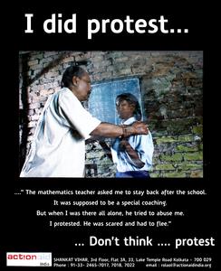 I did protest...
