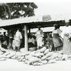 Yams at Ijebu-Ijesha market