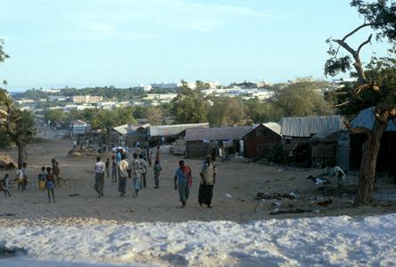 Immigrants at Edge of Mogadishu
