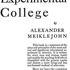The Experimental College