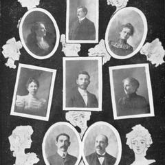 1900s yearbook faculty page