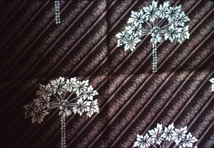 Typical Fabric for Krio Dress Using "Paw-Paw" Design