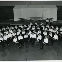Stout Band group photograph, Christmas Concert December 8, 1992