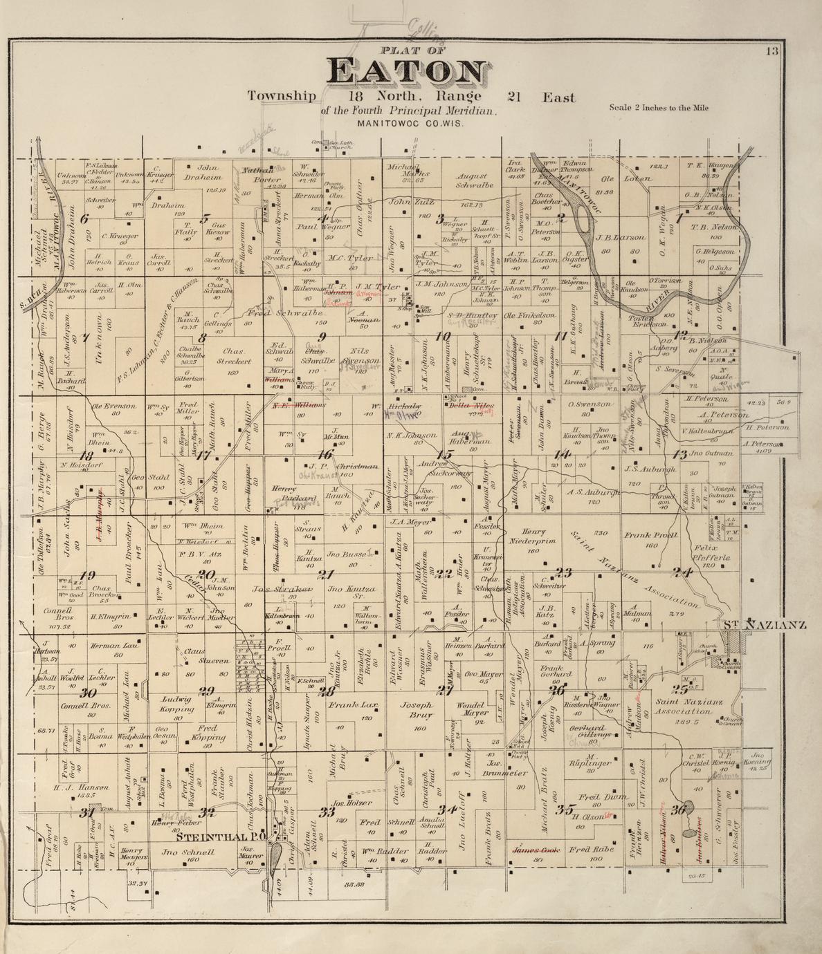 Plat book of Manitowoc and Calumet Counties, Wisconsin - Full view ...