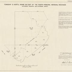 [Public Land Survey System map: Wisconsin Township 31 North, Range 28 East]