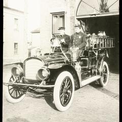 First motor fire truck