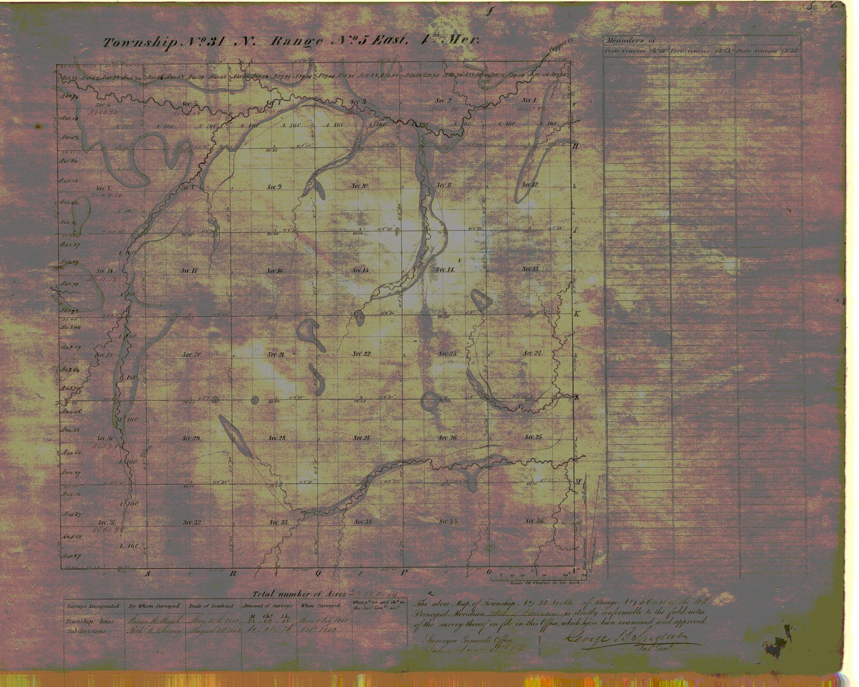 [Public Land Survey System map: Wisconsin Township 31 North, Range 05 East]