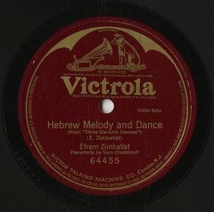 Hebrew melody and dance