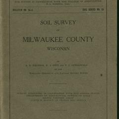 Soil survey of Milwaukee County, Wisconsin