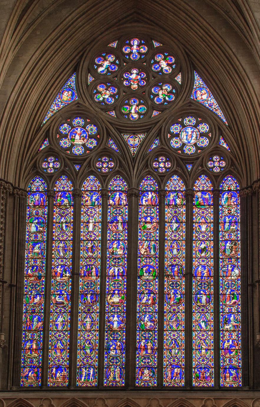 gothic cathedral interior window