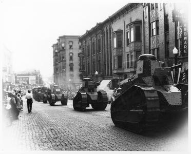 Tank Battalion parade, 1924