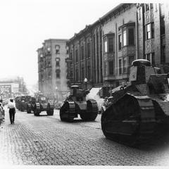 Tank Battalion parade, 1924