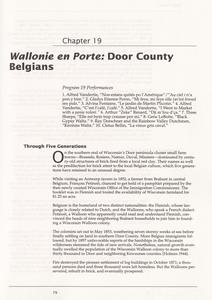 Wallonie en Porte : Door County Belgians (1 of 3)