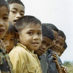 Eight Laven boys in Attapu Province