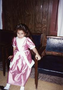 Girl in princess costume