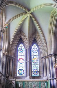 York Cathedral interior north transept aisle chapel