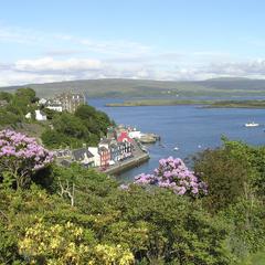 Isle of Mull, view of Tobermory Bay