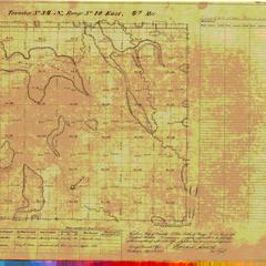 [Public Land Survey System map: Wisconsin Township 34 North, Range 18 East]