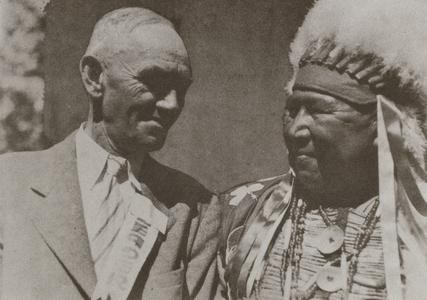 Chief Yellow Thunder and Charles E. Brown