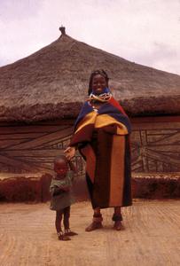 Matabele Woman and Child in Traditional Dress
