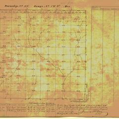 [Public Land Survey System map: Wisconsin Township 11 North, Range 01 West]