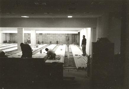 Union South bowling alley construction