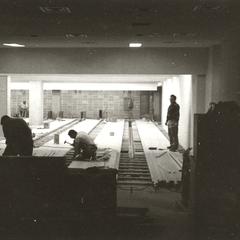 Union South bowling alley construction