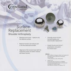 Surface Replacement Shoulder Arthroplasty advertisement