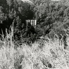 Houei Makchan River waterfalls in Attapu Province