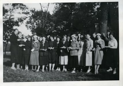 Women's Athletic Association Treasure Hunt group photograph