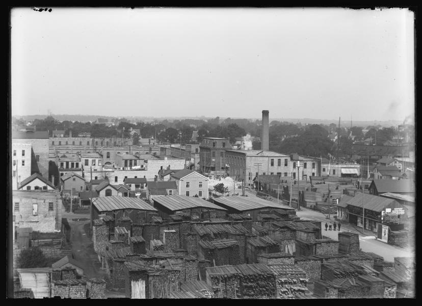 ‎Bird's eye view of Kenosha - end of the century - UWDC - UW-Madison ...