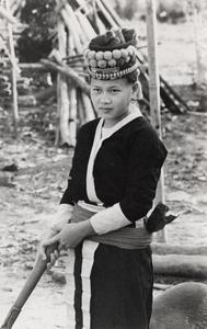 White Hmong young woman in Houa Khong Province
