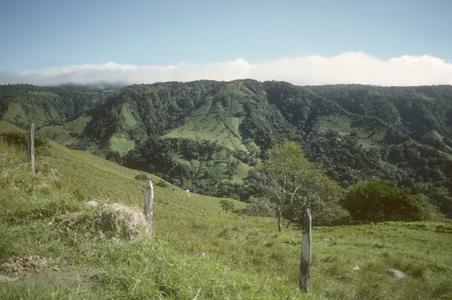View into the Cordillera de Tilarán