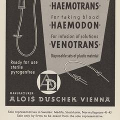 Alois Duschek Vienna advertisement