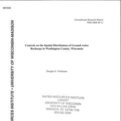 Controls on the spatial distribution of ground-water recharge in Washington County, Wisconsin