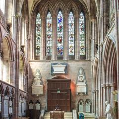 Lichfield Cathedral interior north transept