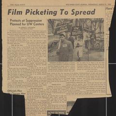 "Film picketing to spread"