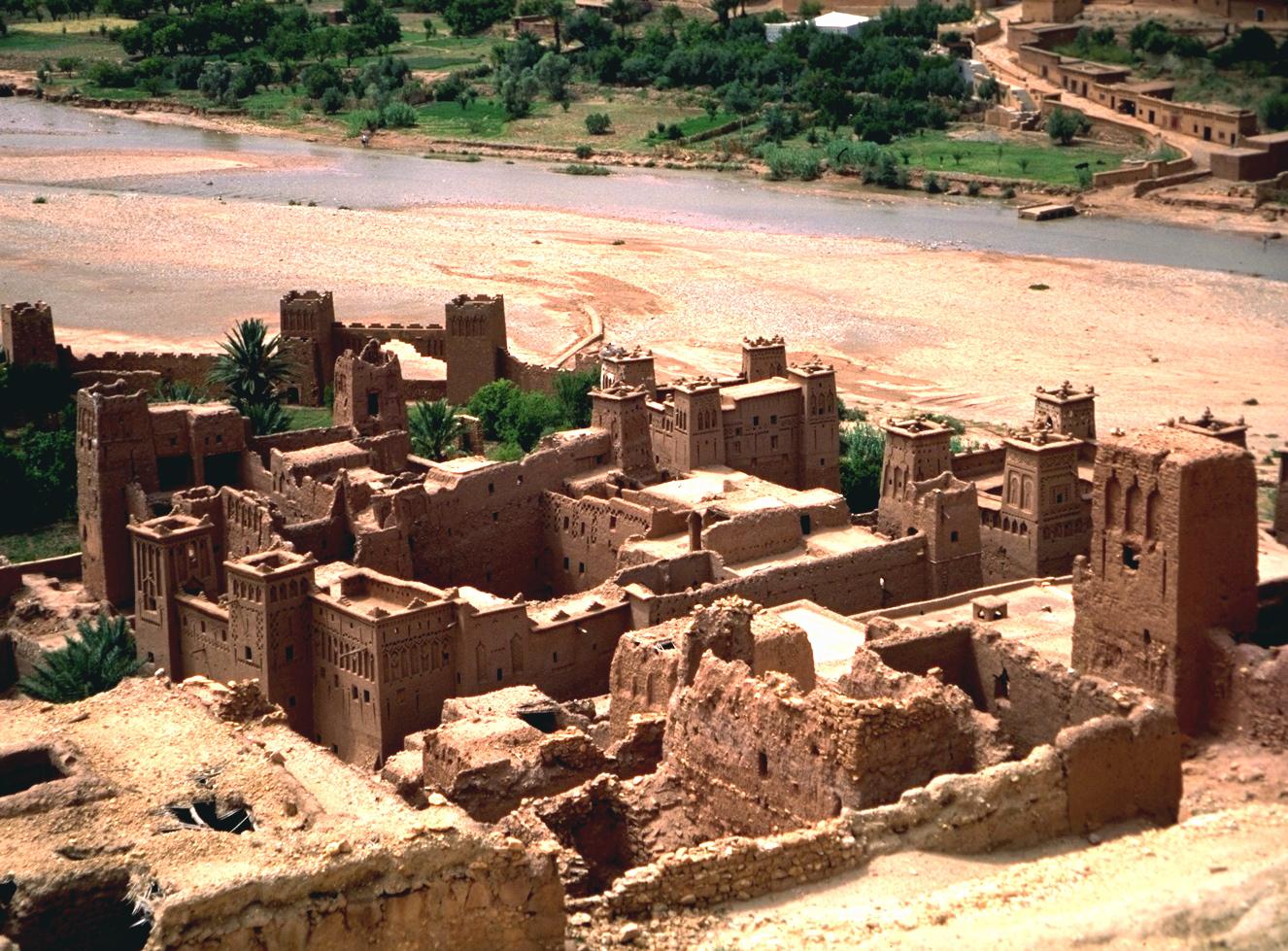 Ruins of a Fortified Town in the High Atlas