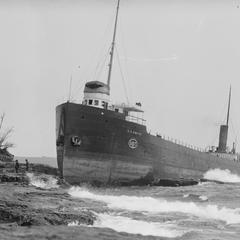 L. C. Smith Aground East of Two Harbors, Minnesota