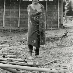 Akha woman in the village of Phate in Houa Khong Province