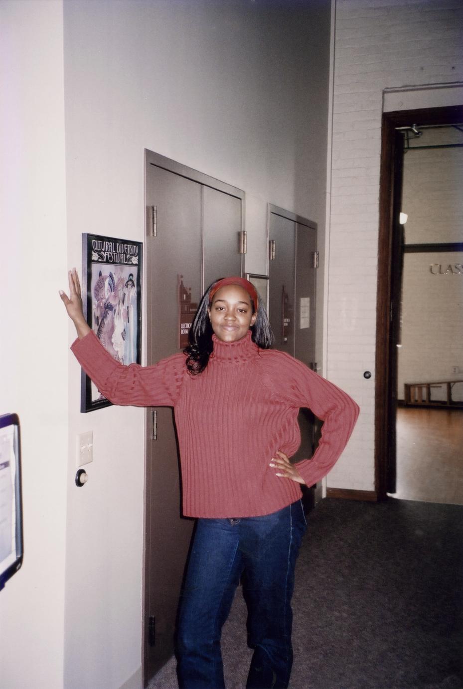 Student at Multicultural Student Center in 2004